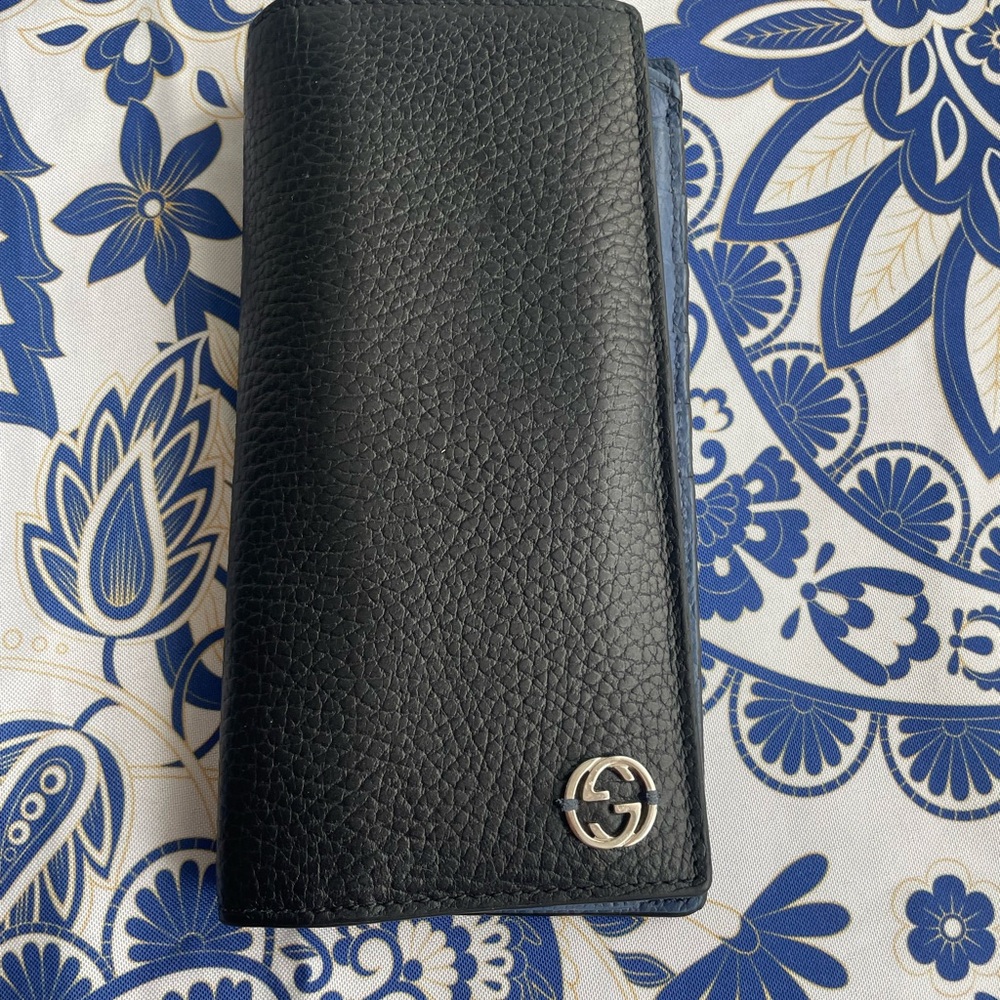 Gucci Black Leather Men's Wallet